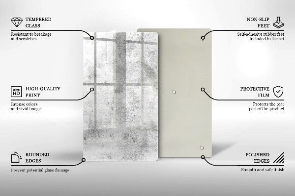 Worktop saver Concrete texture