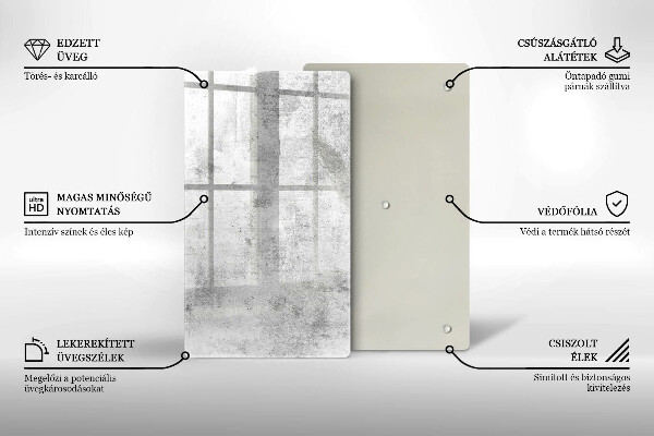 Worktop saver Concrete texture