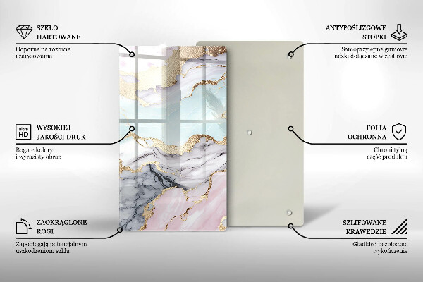 Worktop saver Pastel marble