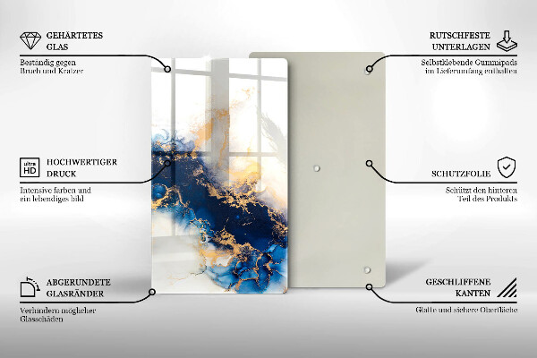 Worktop saver Abstraction with blue