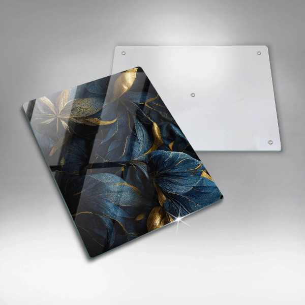 Worktop saver Decorative leaves with gold