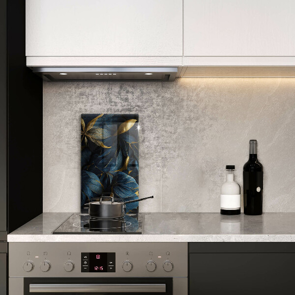 Worktop saver Decorative leaves with gold