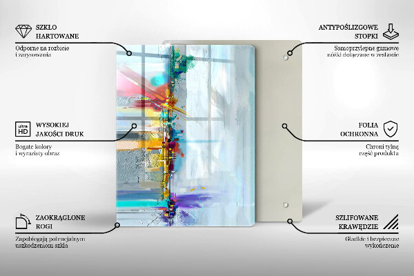 Worktop saver Decorative rock with gold