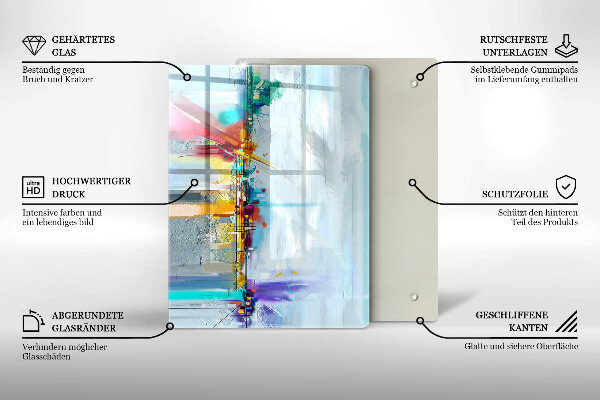 Worktop saver Decorative rock with gold