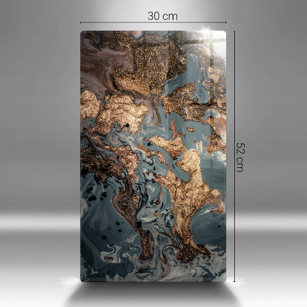 Worktop saver Decorative rock with gold