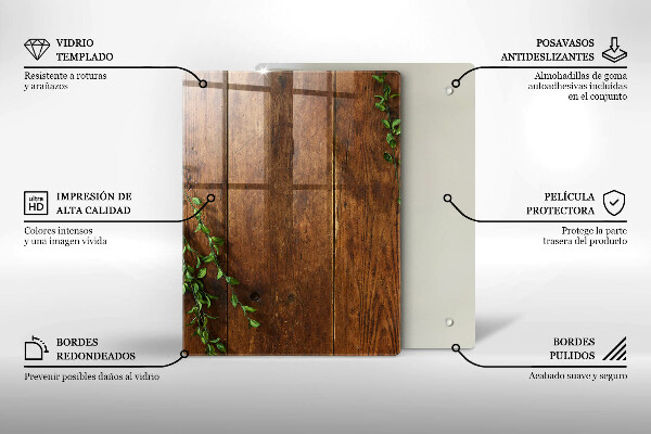 Cutting board Abstraction gold