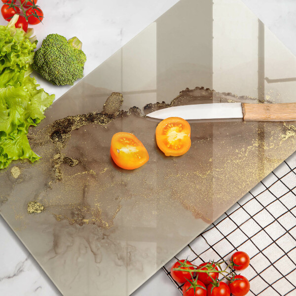 Cutting board Abstraction gold