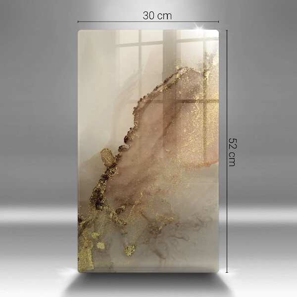 Cutting board Abstraction gold