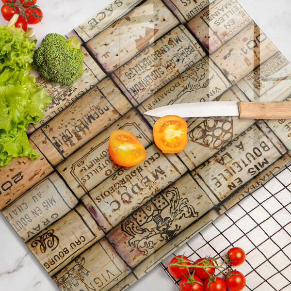 Cutting board Old wine corks