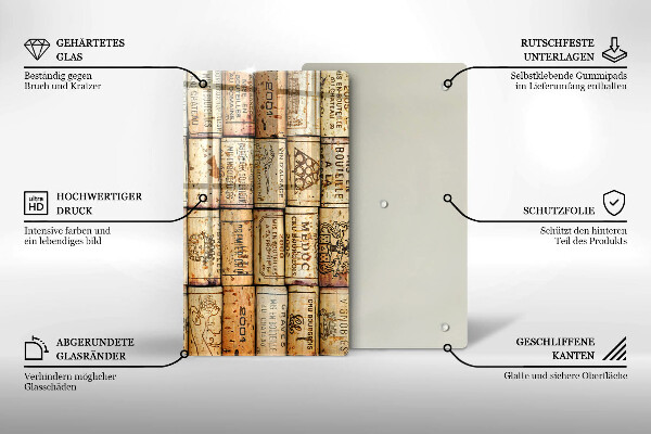 Cutting board Old wine corks