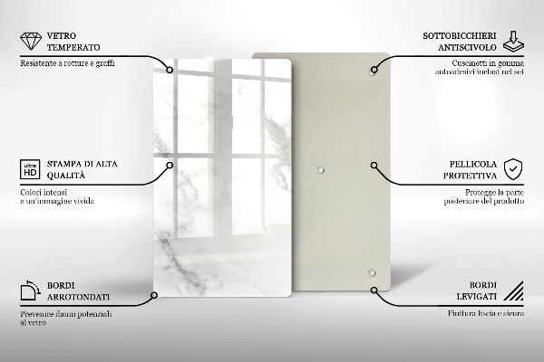 Cutting board Modern marble