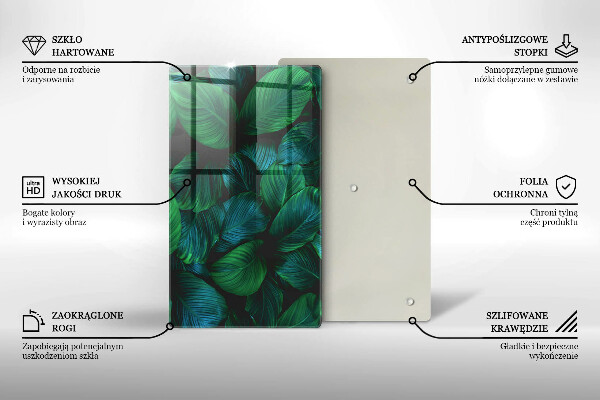 Cutting board Jungle leaves