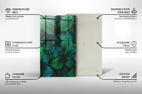 Cutting board Jungle leaves