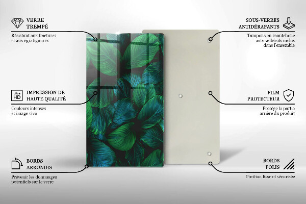 Cutting board Jungle leaves