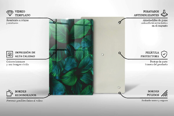 Cutting board Jungle leaves