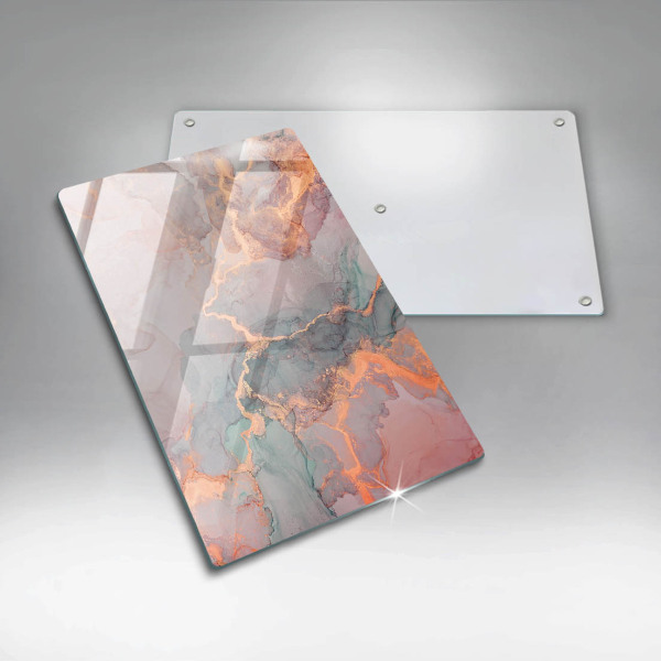 Cutting board Marble with gold