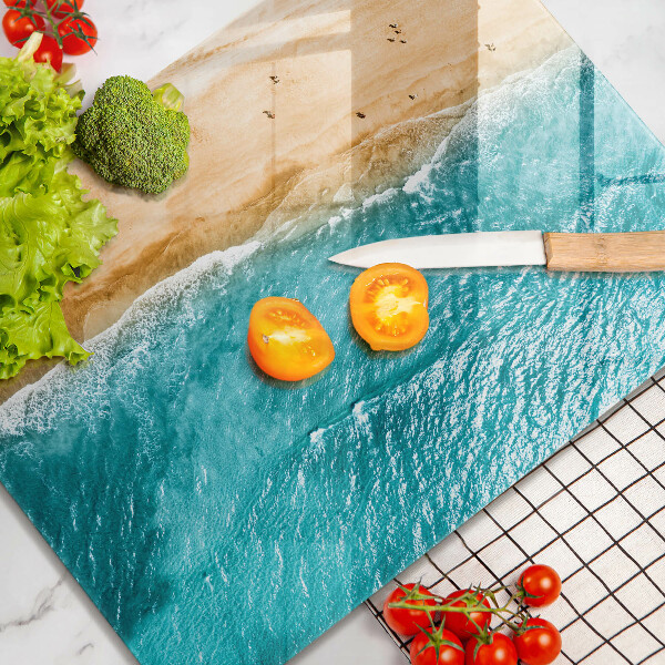 Cutting board Bank of the beach and the sea