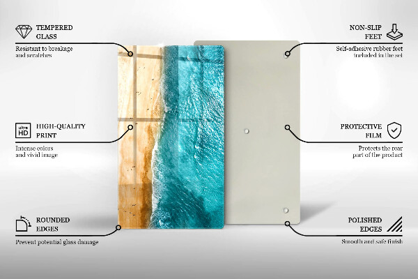 Cutting board Bank of the beach and the sea