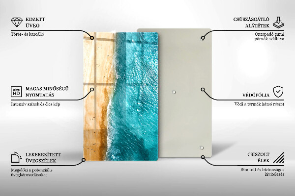 Cutting board Bank of the beach and the sea