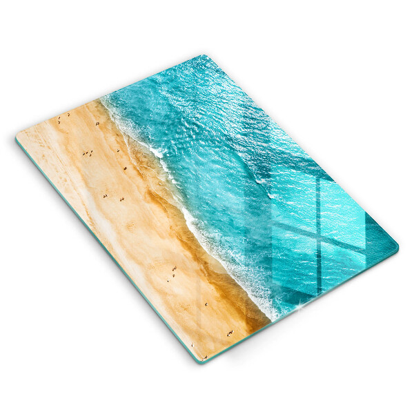 Cutting board Bank of the beach and the sea