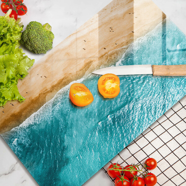 Cutting board Bank of the beach and the sea