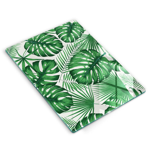 Cutting board Monstera leaves