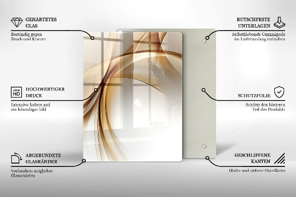 Cutting board Spring pink flowers