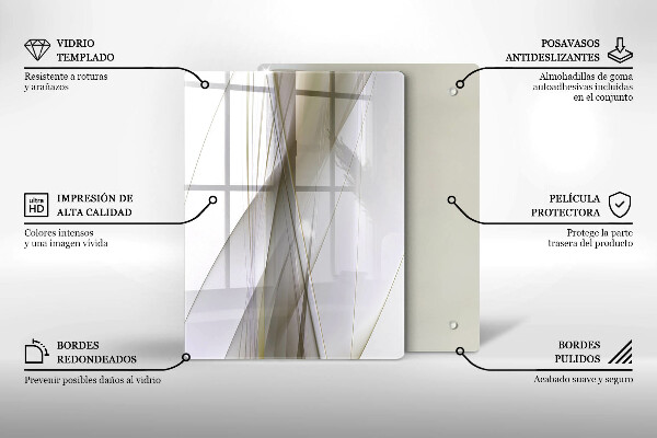 Cutting board Background abstraction structure