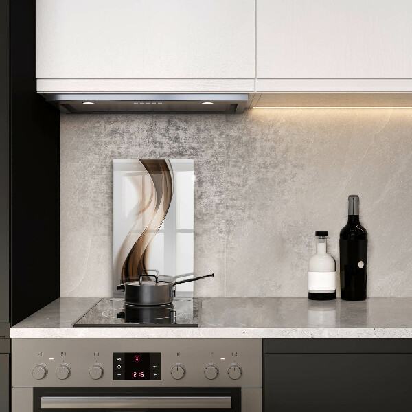 Cutting board Abstraction brown lines