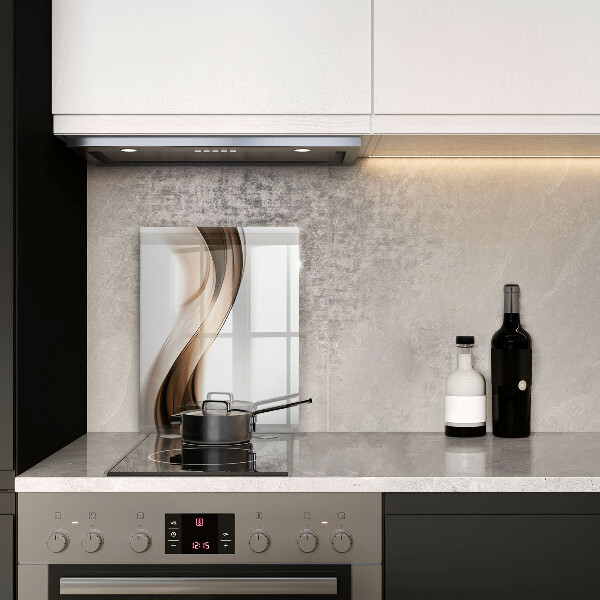 Cutting board Abstraction brown lines