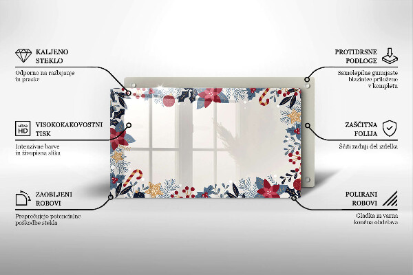 Chopping board Christmas decorations