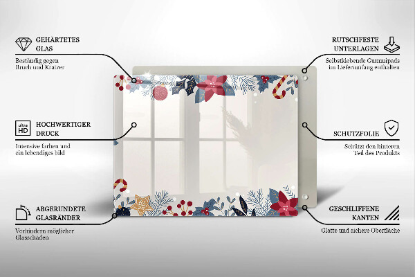 Chopping board Christmas decorations