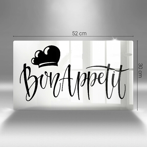 Chopping board The inscription Bon Appetit