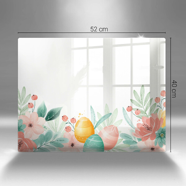 Chopping board Easter eggs