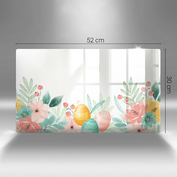 Chopping board Easter eggs