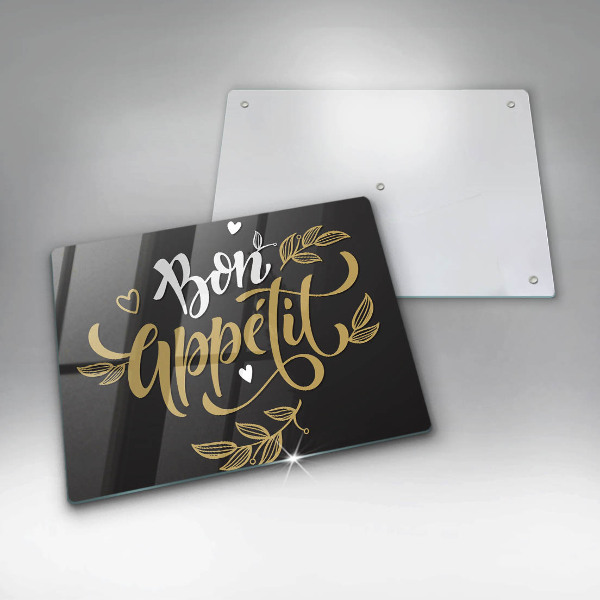 Chopping board The inscription Bon Appetit