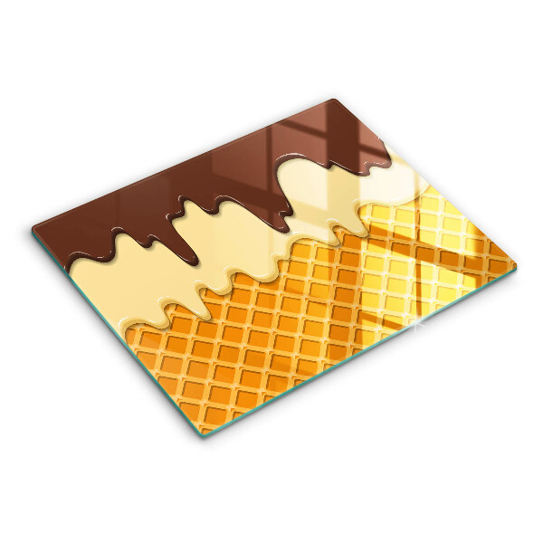 Chopping board Illustration of ice cream