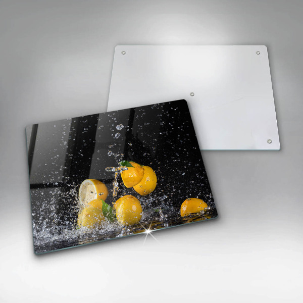 Chopping board Juicy lemon fruit