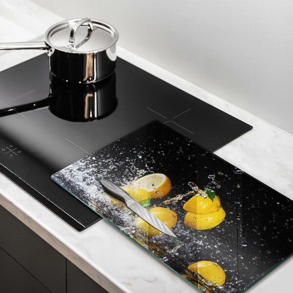 Chopping board Juicy lemon fruit