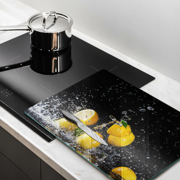 Chopping board Juicy lemon fruit