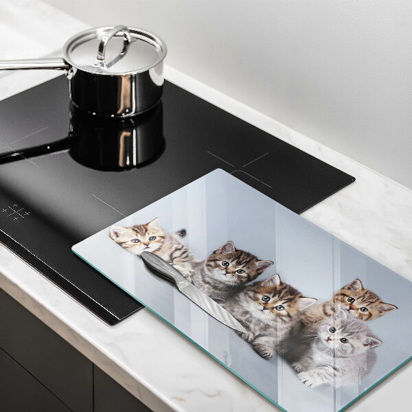 Chopping board Sweet small cats