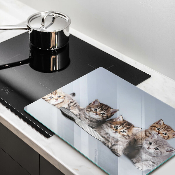 Chopping board Sweet small cats