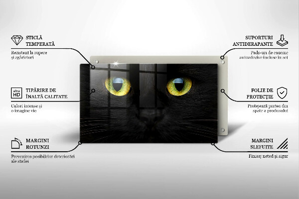 Chopping board Animal cat eyes