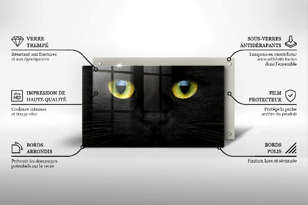 Chopping board Animal cat eyes