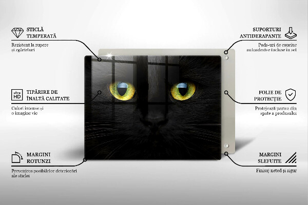 Chopping board Animal cat eyes