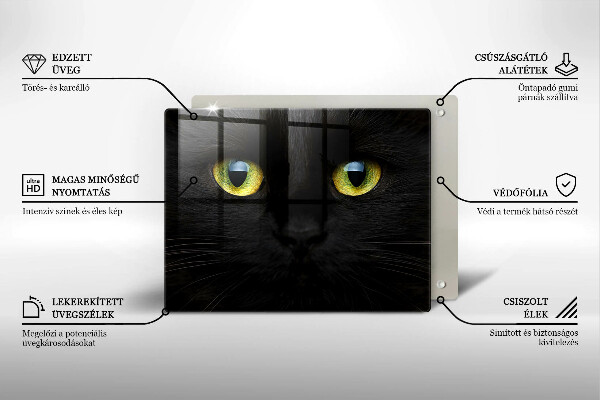 Chopping board Animal cat eyes