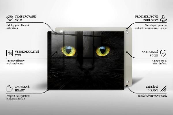 Chopping board Animal cat eyes