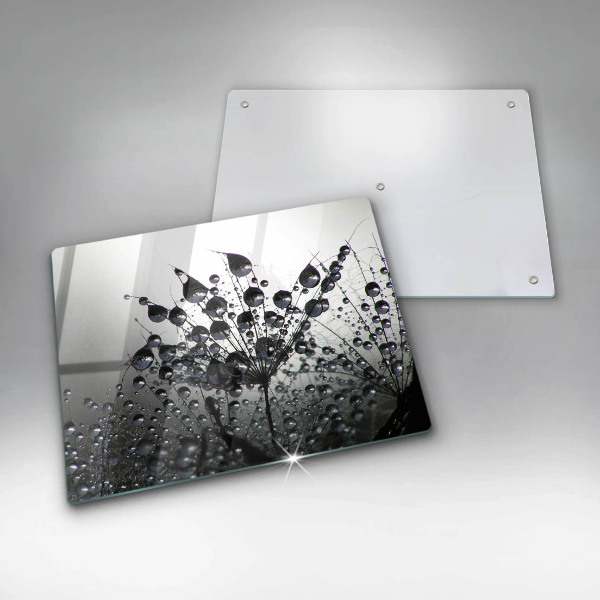 Chopping board Dandelions and dew