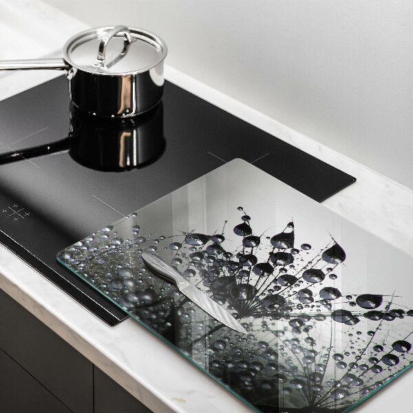 Chopping board Dandelions and dew