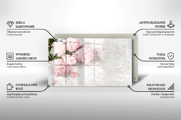 Chopping board Delicate roses flowers